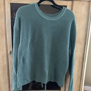 Lucky Brand Teal Crew Neck Sweater